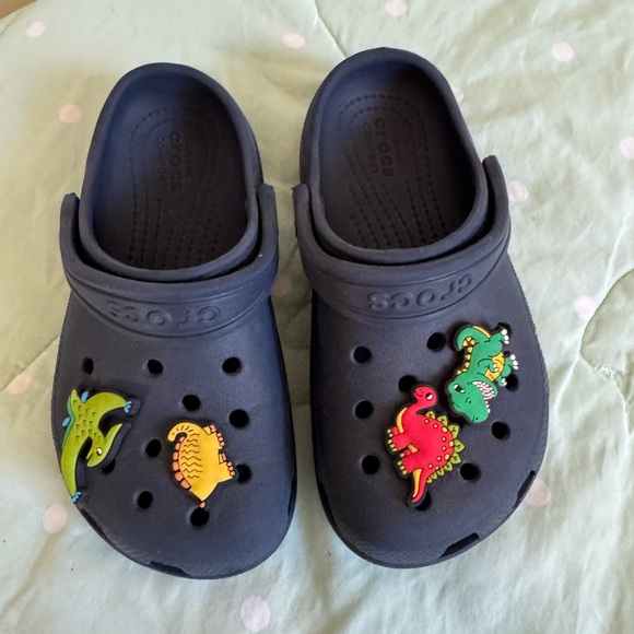 CROCS Blue Kids Toddler Size 10 - Picture 1 of 16